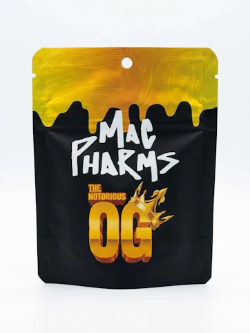 Mac Pharms - The Notorious OG -Indica- 20.15% THC | 3.5g (Flower) | Mac Pharms -K9