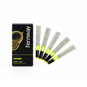 FERNWAY - Mango Terp Infused Joints | 5pk 2.5g Total | TAX INCLUDED