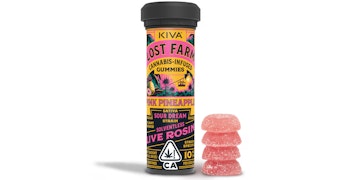 Lost Farm - Pink Pineapple Sour Dream Live Rosin Gummies - 100mg