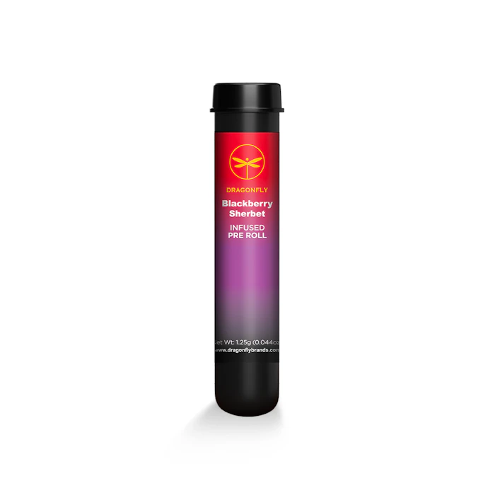 Dragonfly - Dragonfly - Blackberry Sherbert - 1.25g Infused Preroll Main Image