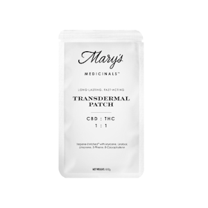 Mary's Medicinals  - 1:1 CBD/THC Transdermal Patch 20mg - Mary's Medicinals