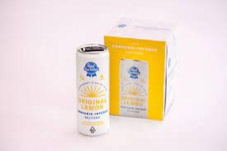 Pabst Labs - 4pk - High Lemon - 40mg - PBR Infused Seltzer 