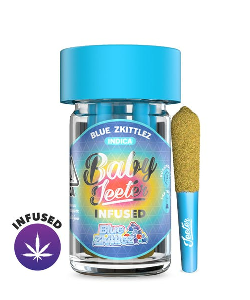 Baby Jeeter - Blue Zkittlez Pre-Roll Infused 0.5g X 5pk - Los Angeles ...