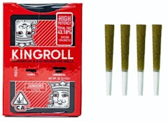 KingRoll - Juniors -Trainwreck x  Pineapple Expresss - Infused Preroll Pack - 4pk - 3G