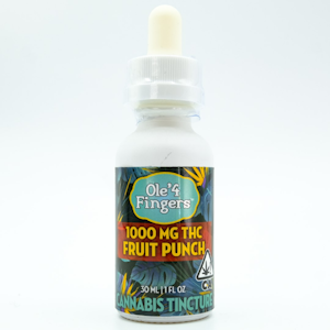 Ole' 4 Fingers - Fruit Punch 1000mg Tincture - Ole' 4 Fingers