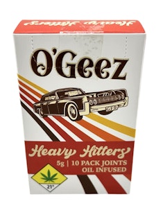 O'Geez - O'Geez | God's Gift | Heavy Hitters | Infused Pre-Roll Pack | 10 x .5g