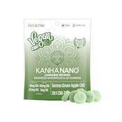 Serene Green Apple NANO (20:1) CBD Vegan Gummies [10 ct]