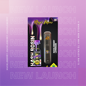 Ray's Lemonade - Ray's Vapes | Huckleberry Lemonade | Flavored Hash Rosin | Disposable |  1g