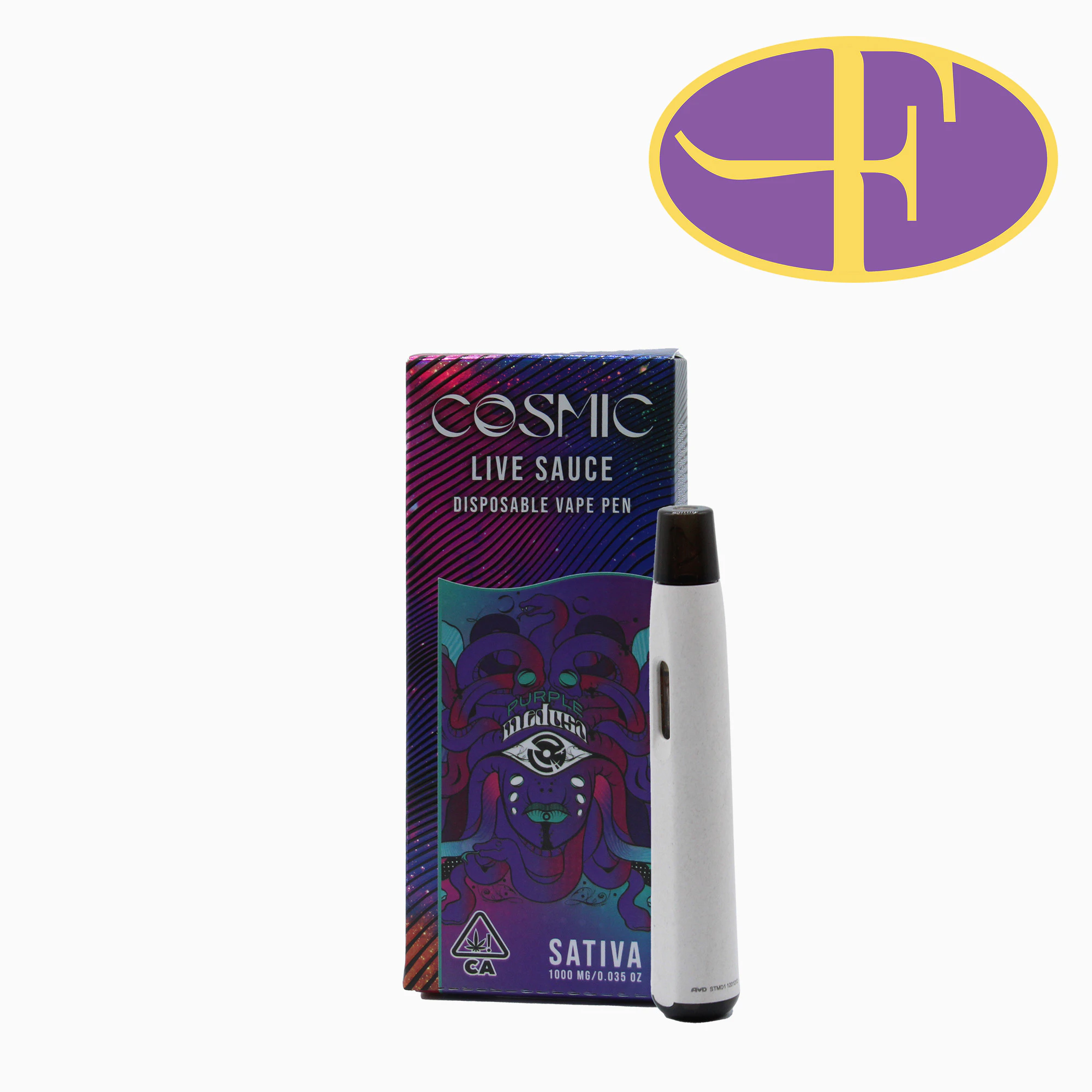 Cosmic - Purple Medusa Live Resin Disposable Main Image