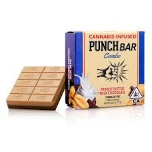 Punch - [Punch] Punch Bar - 100mg - Combo Peanut butter & Milk chocolate (H)