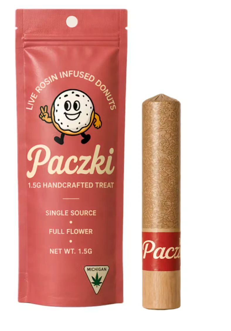 PACZKI - Orange Cream Pop X Frozen Bag (1.5G Live Rosin Infused Wood Tip Donut) Main Image
