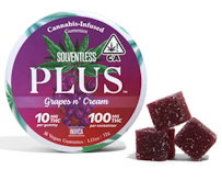 PLUS Gummies - Solventless - Grapes n' Cream 100mg