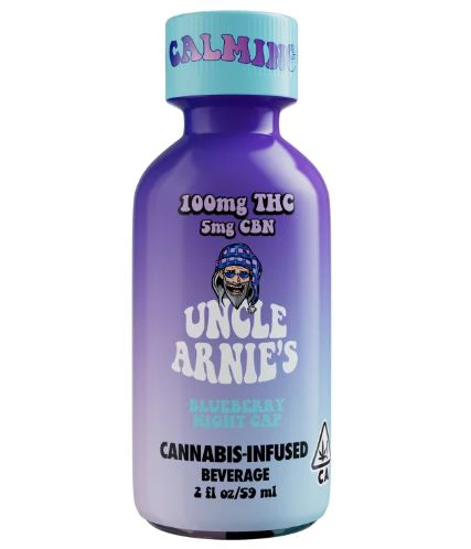 Uncle Arnies - SHOT - 20:1 CBN BLUEBERRY NIGHT CAP 100MG - UNCLE ARNIE'S Main Image