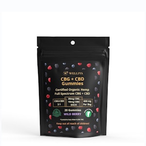 Welliva - Welliva | CBG/CBD Gummies | 30MG/20PK
