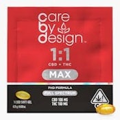 [Care By Design] CBD/THC Single Soft Gel - 1:1 MAX
