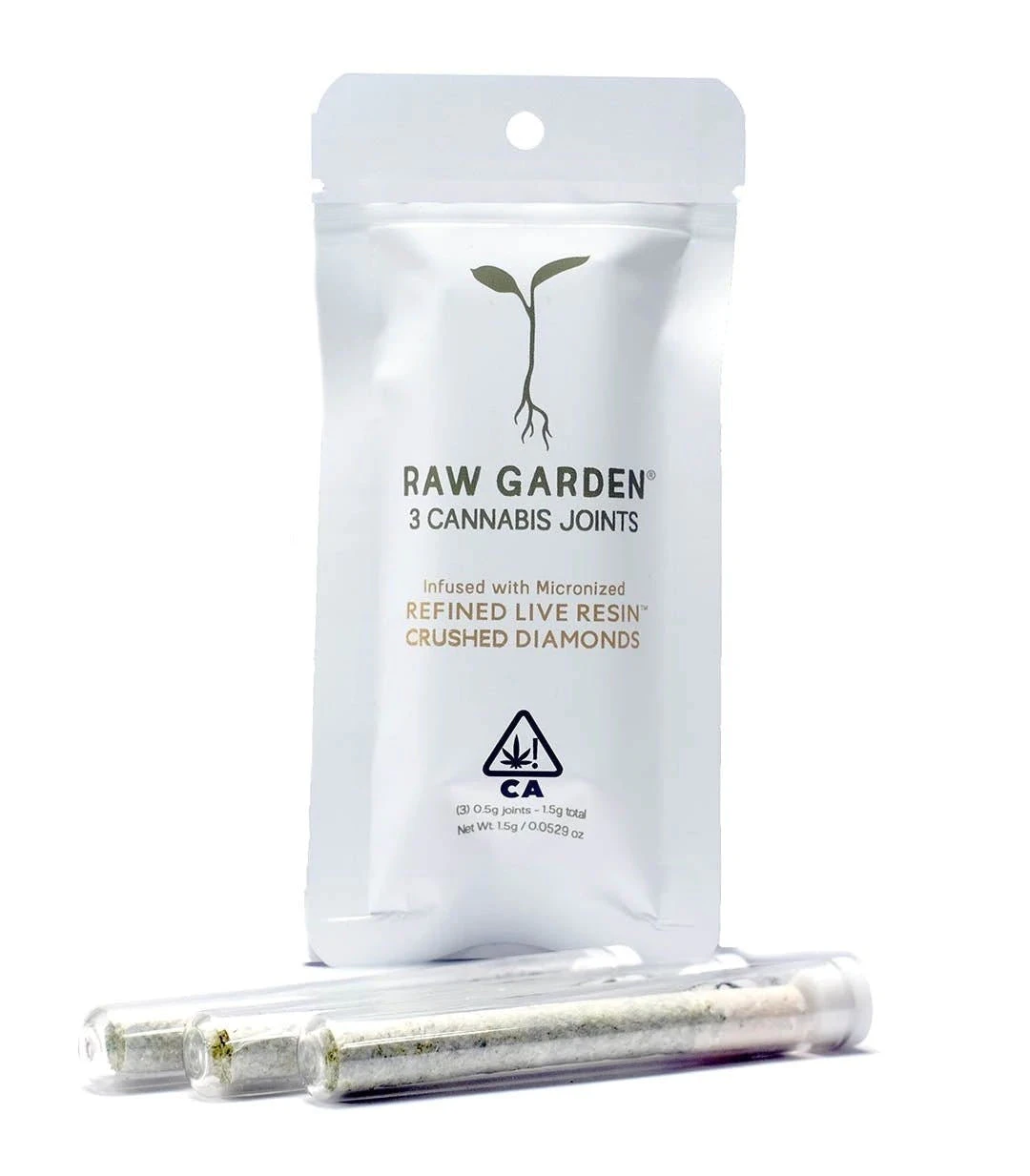 Raw Garden - 3pk - Crushed Diamonds - Margarita Cake - 1.5g (I) - Raw Garden Main Image