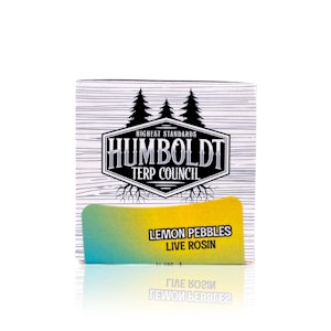 HUMBOLDT TERP COUNCIL - HUMBOLDT TERP COUNCIL - Concentrate - Lemon Pebbles - Live Rosin - 1G