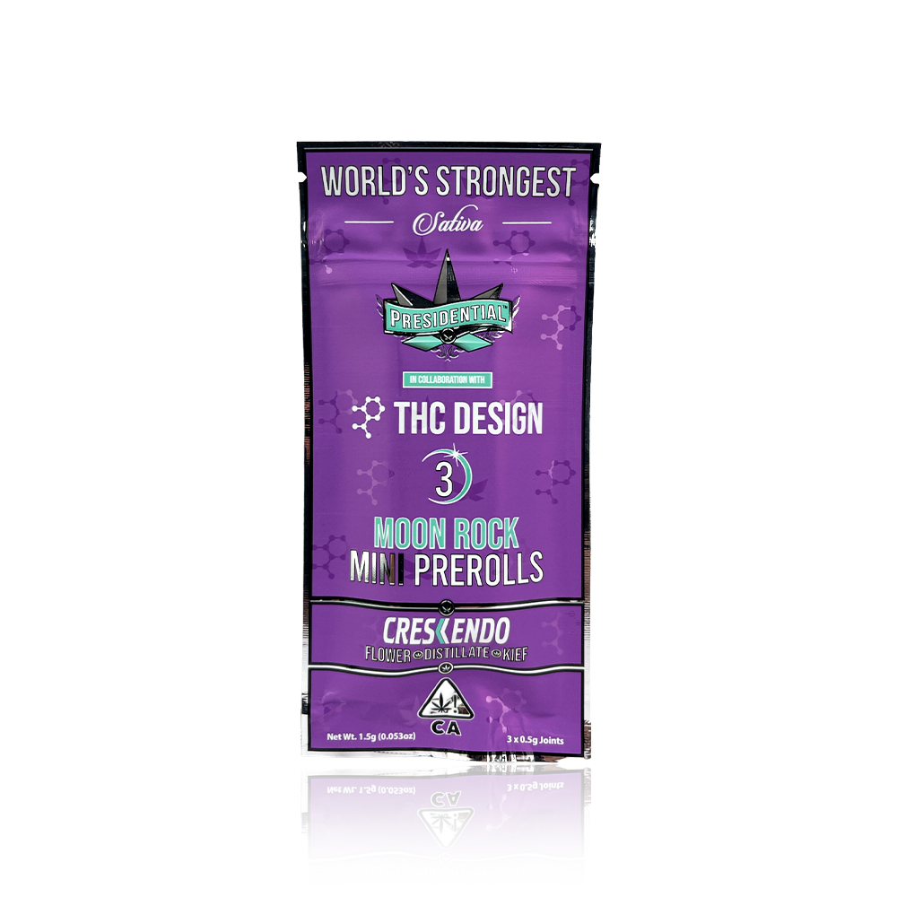 PRESIDENTIAL X THC DESIGN Infused Preroll Crescendo Mini Moon
