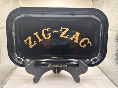 Zig Zag Small Black Rolling Tray - Masterminded