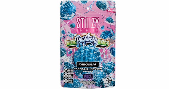 STIIIZY - Stiiizy - Blue Raspberry Blast Gummies - 100mg