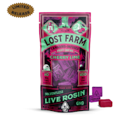 KIVA: Lost Farm Chews Cherry Lime GMO Rosin 100mg Edible