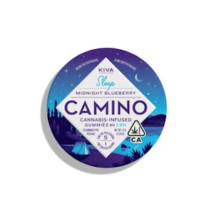 Kiva Confections - Kiva | Camino Tin - Midnight Blueberry THC/CBN