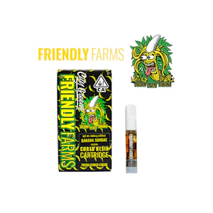 Friendly Farms - Friendly Farms x Golden State Banana - Banana Sundae - Cured Resin Cartridge - 1g
