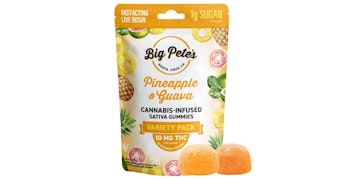 Big Pete's - Pineapple & Guava Fast Acting Live Rosin Gummies - 100mg