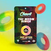 Neon Rings - 100mg Fast Acting Gummies by Chewii