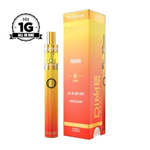 Dime Industries - Dime | Papaya 1g (Hybrid) - Live Reserve AIO Vape Pen