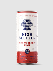 Pabst Blue Ribbon - PBR Strawberry Kiwi High Seltzer 10mg