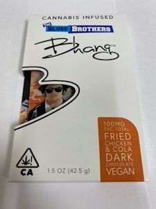 Blues Brothers Fried Chicken and Cola Dark Chocolate 100mg Chocolate bar - Bhang