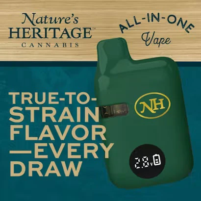 Nature's Heritage - Nature's Heritage | Live Resin Disposable | Governmint Oasis | 1g Main Image