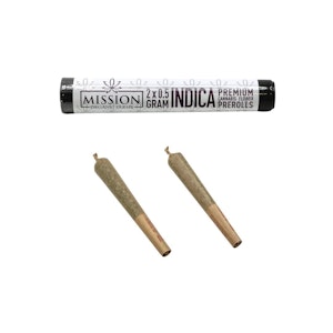 Mission Organic Farms - Sour Strawberry 2-Pack Prerolls 1g
