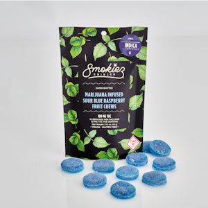 SMOKIEZ - SMOKIEZ - BLUE RASPBERRY INDICA GUMMY 100MG