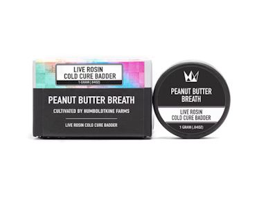 Peanut Butter Breath - 1g  Live Rosin Cold Cure Badder