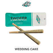 Wedding Cake - Caddy - Twofer Pre-rolls - 2x1g