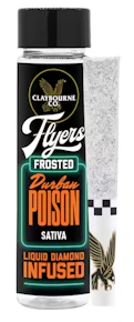 Durban Poison Frosted Flyer 2 Pack 1G
