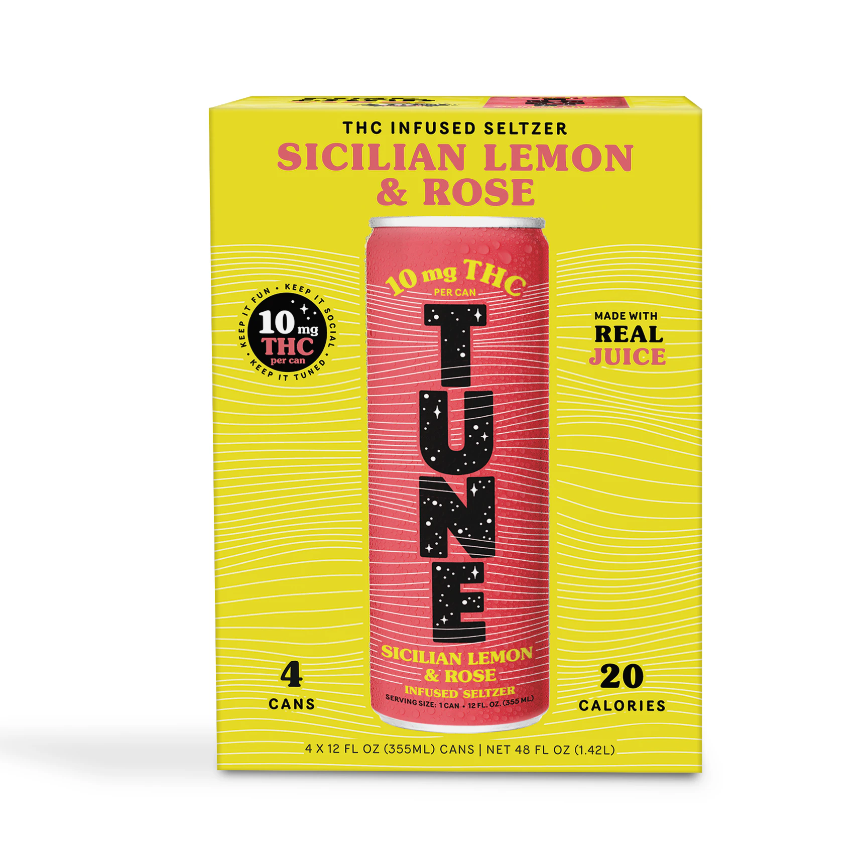 Tune - TUNE - Sicilian Lemon & Rose - 2:1 - 10mg - Single Main Image