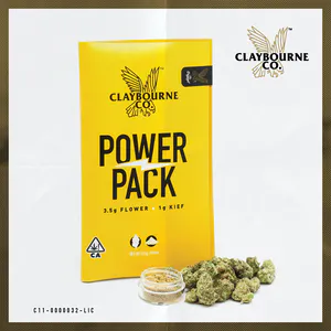Claybourne - Claybourne Power Pack 4.5g Durban Poison x Hybrid Kief $45