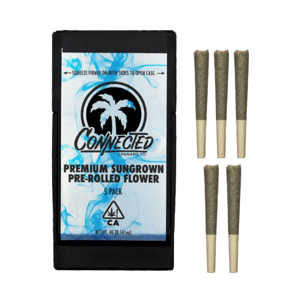 Connected - 4g N'ice Cream Pre-Roll Pack (5pk) - Connected Main Image