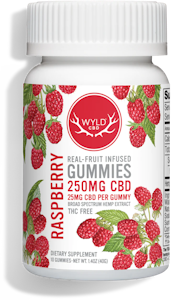 WYLD - WYLD-CBD Raspberry gummies 10pc 250mg CBD