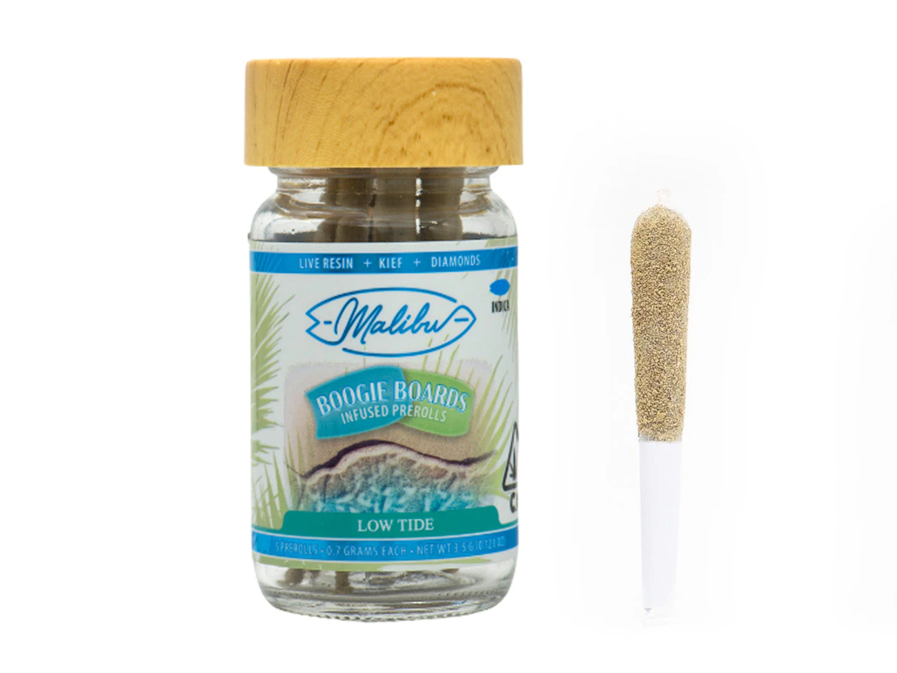 Malibu Gold - Malibu - Boogie Boards Low Tide OG - 4.2g Infused Pre-Rolls - 6pk Main Image
