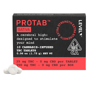 LEVEL+ - LEVEL PROTAB 250MG SATIVA