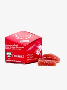 Sour Cherry Gummies - Wyld - (Indica) - 200mg