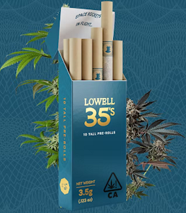 Lowell - Lowell 35's 10pk Prerolls 3.5g Afternoon Delight