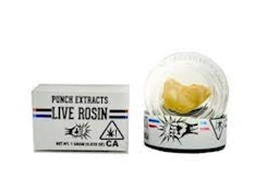 Punch Extracts | Tier 1 Razzamatazz - Half & Half live rosin badder 1g | 76.81% Thc