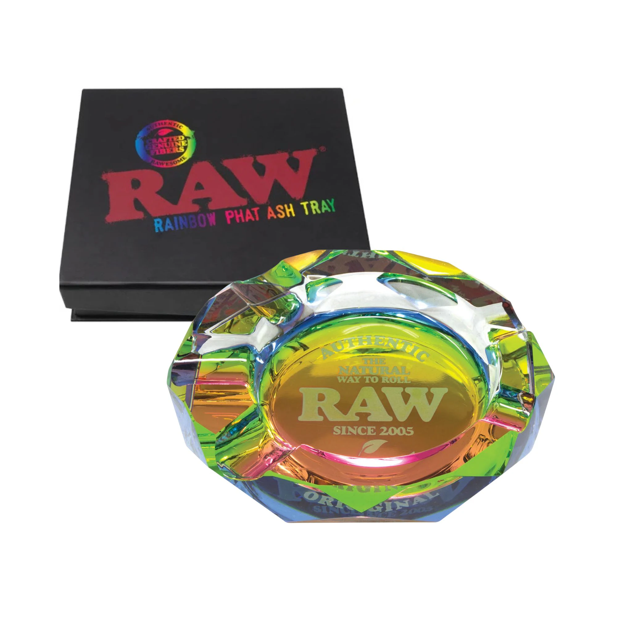RAW - Raw Glass Rainbow PHAT Ashtray Main Image