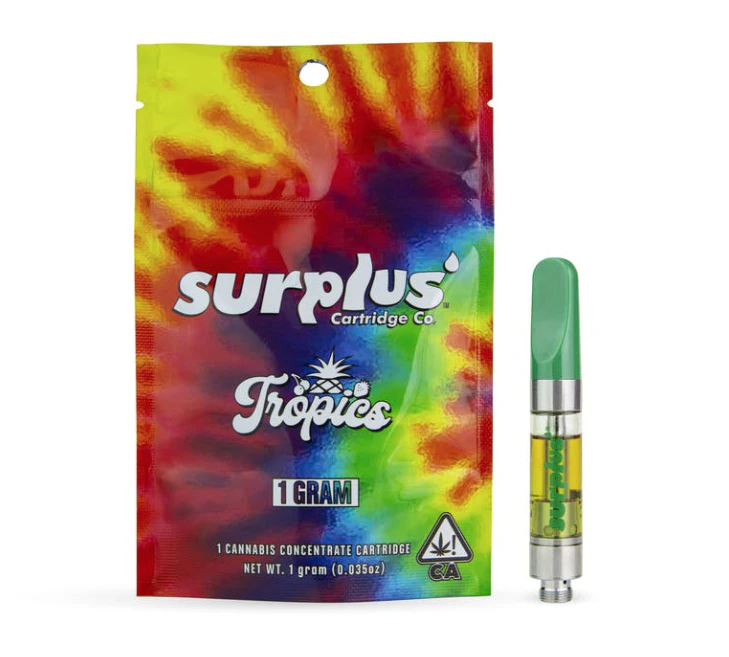 Surplus Cartridge Co. - Surplus - Tropics Kiwi Blast - 1g Cart Main Image