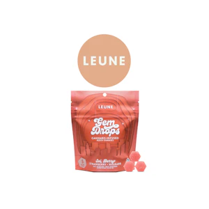 Leune - Leune - Sol Berry Gem Drops - Strawberry Rhubarb Rosin Infused - (20 x 5mg)100mg